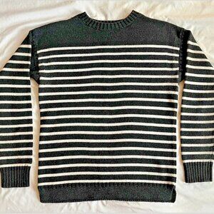 RRL / RALPH LAUREN COTTON KNIT STRIPE SWEATER. SIZE SMALL